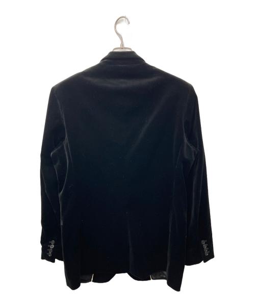 DKNY（ダナキャランニューヨーク）DKNY (ダナキャランニューヨーク) ベロアジャケット ブラック サイズ:Mの古着・服飾アイテム