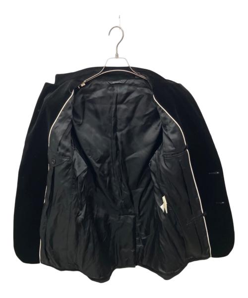 DKNY（ダナキャランニューヨーク）DKNY (ダナキャランニューヨーク) ベロアジャケット ブラック サイズ:Mの古着・服飾アイテム