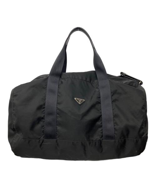PRADA（プラダ）PRADA (プラダ) 2wayナイロンボストンバッグ ブラックの古着・服飾アイテム