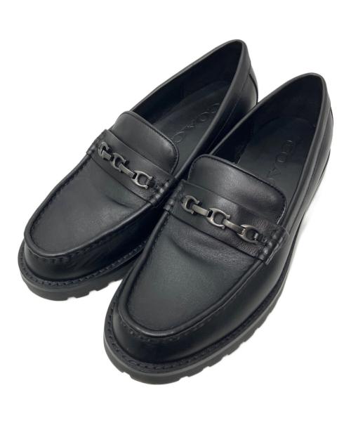 COACH（コーチ）COACH (コーチ) Brooks Loafer/ブルックスローファー ブラック サイズ:24.5cmの古着・服飾アイテム