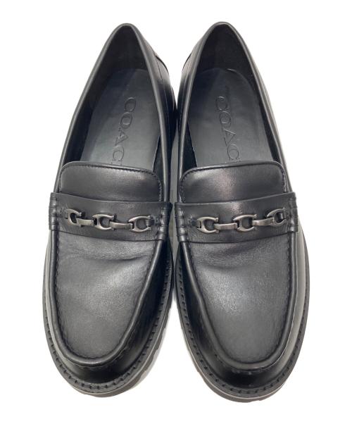 COACH（コーチ）COACH (コーチ) Brooks Loafer/ブルックスローファー ブラック サイズ:24.5cmの古着・服飾アイテム