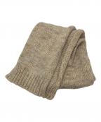 Maison Margielaメゾンマルジェラ）の古着「Knitted Alpaca-blend Scarf/ローゲージニットアルパカ混マフラー」｜ベージュ