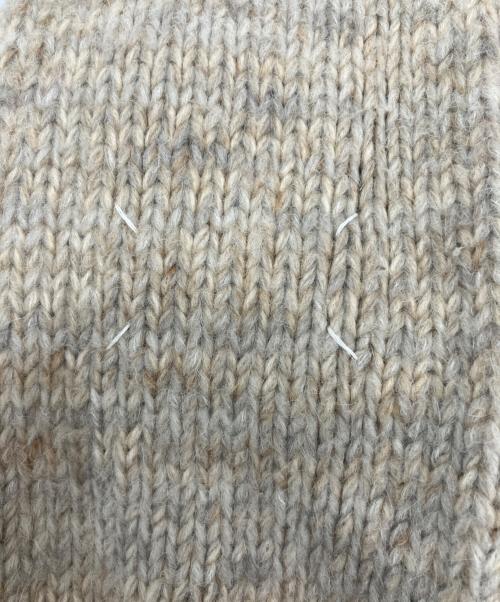 Maison Margiela（メゾンマルジェラ）Maison Margiela (メゾンマルジェラ) Knitted Alpaca-blend Scarf/ローゲージニットアルパカ混マフラー ベージュの古着・服飾アイテム