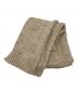 Maison Margiela（メゾンマルジェラ）の古着「Knitted Alpaca-blend Scarf/ローゲージニットアルパカ混マフラー」｜ベージュ
