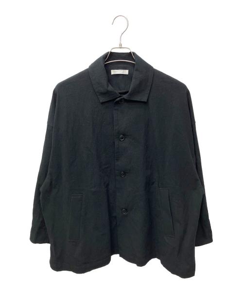PUB（ピューブ）pub (ピューブ) コットンリネンジャケット ブラック サイズ:FREEの古着・服飾アイテム