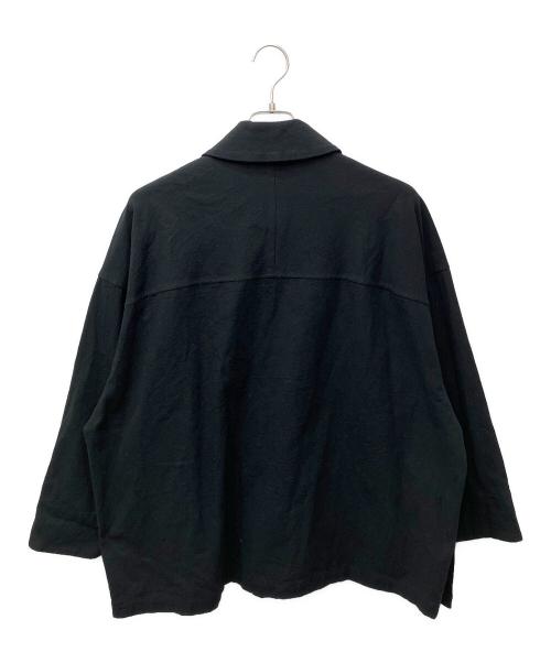 PUB（ピューブ）pub (ピューブ) コットンリネンジャケット ブラック サイズ:FREEの古着・服飾アイテム
