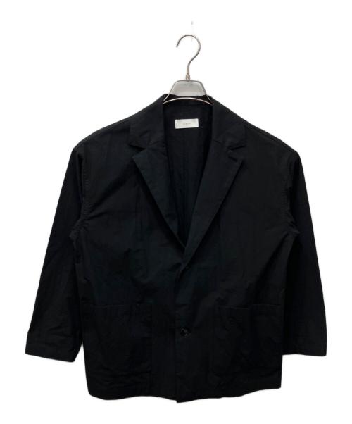 KAGURE（カグレ）kagure (カグレ) コットンテーラードジャケット ブラック サイズ:1の古着・服飾アイテム