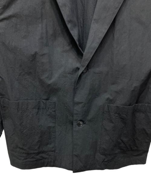 KAGURE（カグレ）kagure (カグレ) コットンテーラードジャケット ブラック サイズ:1の古着・服飾アイテム