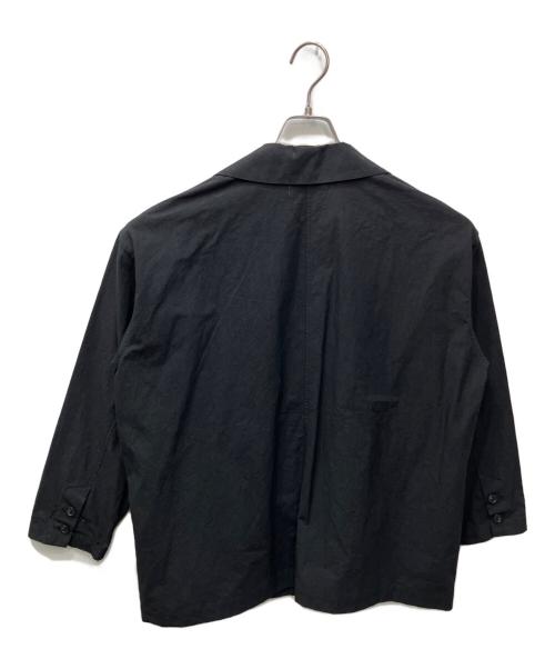 KAGURE（カグレ）kagure (カグレ) コットンテーラードジャケット ブラック サイズ:1の古着・服飾アイテム