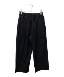KAGURE（カグレ）の古着「コットン2タックパンツ」｜ブラック