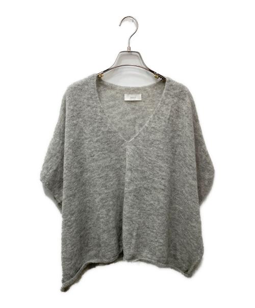 KAGURE（カグレ）kagure (カグレ) アルパカブレンドワイドニットベスト グレー サイズ:FREEの古着・服飾アイテム