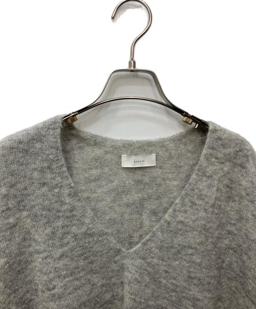KAGURE（カグレ）kagure (カグレ) アルパカブレンドワイドニットベスト グレー サイズ:FREEの古着・服飾アイテム