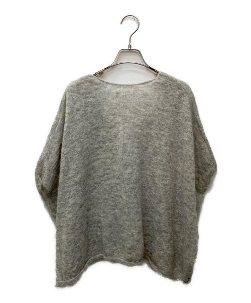 KAGURE（カグレ）kagure (カグレ) アルパカブレンドワイドニットベスト グレー サイズ:FREEの古着・服飾アイテム