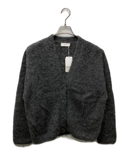 KAGURE（カグレ）kagure (カグレ) アルパカブレンドVネックカーディガン グレー サイズ:FREEの古着・服飾アイテム