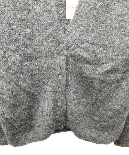 KAGURE（カグレ）kagure (カグレ) アルパカブレンドVネックカーディガン グレー サイズ:FREEの古着・服飾アイテム
