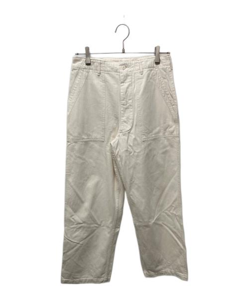 orSlow（オアスロウ）orSlow (オアスロウ) ベイカーパンツ / ファティーグパンツ ホワイト サイズ:XSの古着・服飾アイテム