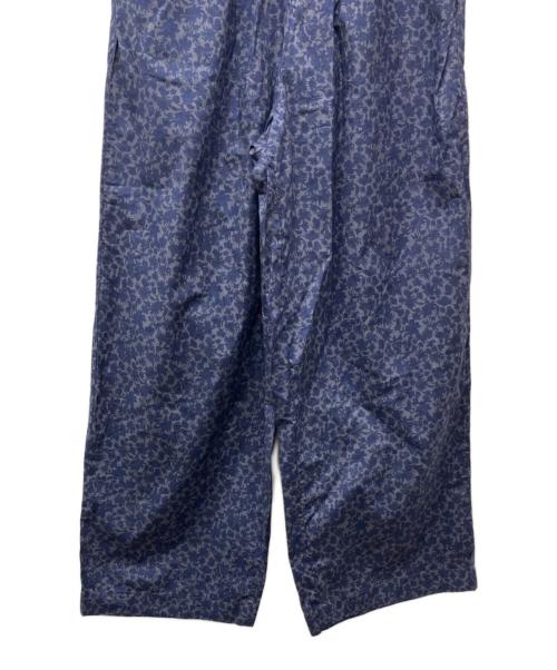 KAGURE（カグレ）kagure (カグレ) コットン小花柄イージーパンツ ブルー サイズ:FREEの古着・服飾アイテム
