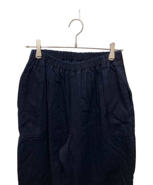 homspun（ホームスパン）homspun (ホームスパン) 10オンスデニムギャザーパンツ ブリーチブルー サイズ:Mの古着・服飾アイテム