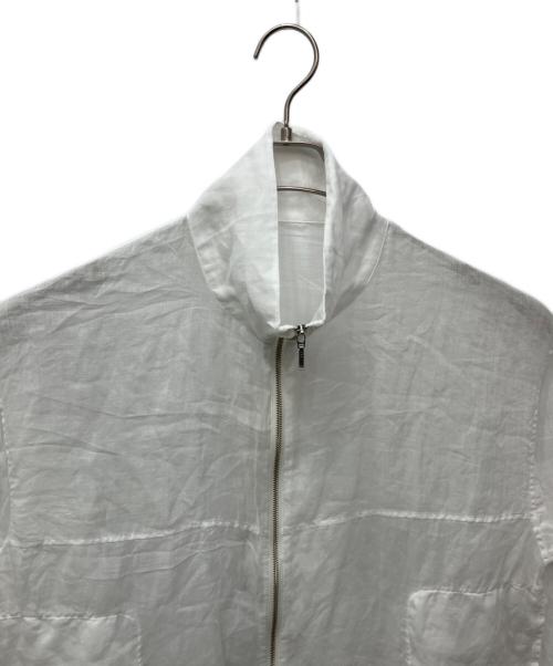 BABYLONE（バビロン）BABYLONE (バビロン) ラミージップブルゾン ホワイト サイズ:FREEの古着・服飾アイテム