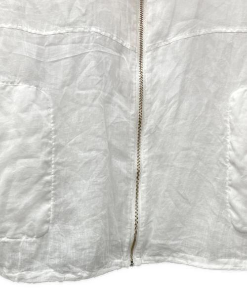 BABYLONE（バビロン）BABYLONE (バビロン) ラミージップブルゾン ホワイト サイズ:FREEの古着・服飾アイテム
