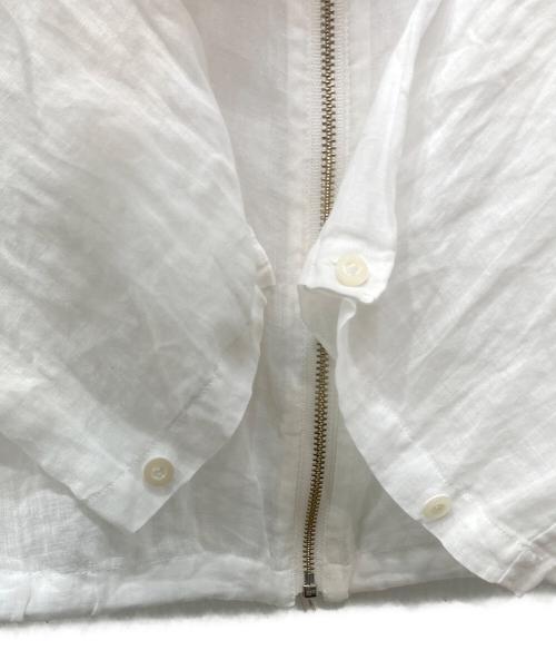BABYLONE（バビロン）BABYLONE (バビロン) ラミージップブルゾン ホワイト サイズ:FREEの古着・服飾アイテム