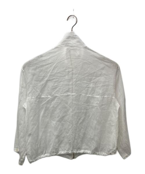 BABYLONE（バビロン）BABYLONE (バビロン) ラミージップブルゾン ホワイト サイズ:FREEの古着・服飾アイテム