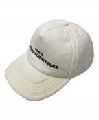 UNDERCOVERアンダーカバー）の古着「CONRAD SCHNITZLER CAP　(コンラッド・シュニッツラーキャップ)」｜アイボリー