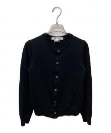 COMME des GARCONS COMME des GARCONS（コムデギャルソン コムデギャルソン）の古着「2重ウールニットカーディガン」｜ブラック