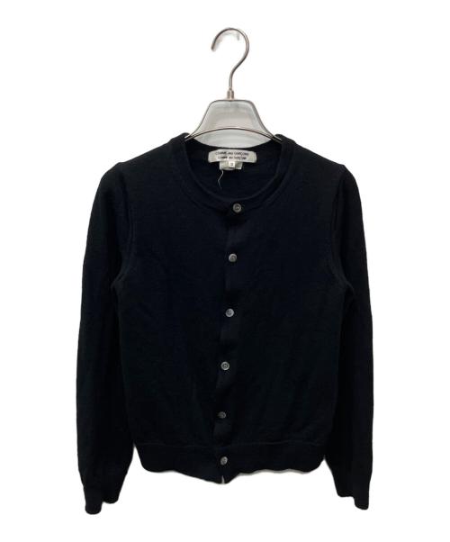 COMME des GARCONS COMME des GARCONS（コムデギャルソン コムデギャルソン）COMME des GARCONS COMME des GARCONS (コムデギャルソン コムデギャルソン) 2重ウールニットカーディガン ブラック サイズ:Sの古着・服飾アイテム