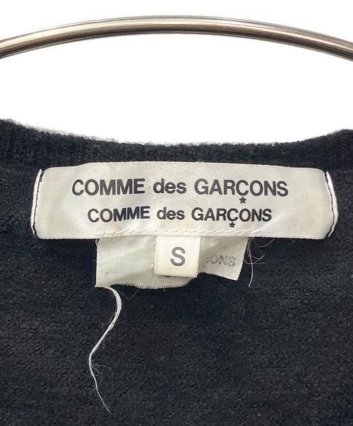 COMME des GARCONS COMME des GARCONS（コムデギャルソン コムデギャルソン）COMME des GARCONS COMME des GARCONS (コムデギャルソン コムデギャルソン) 2重ウールニットカーディガン ブラック サイズ:Sの古着・服飾アイテム