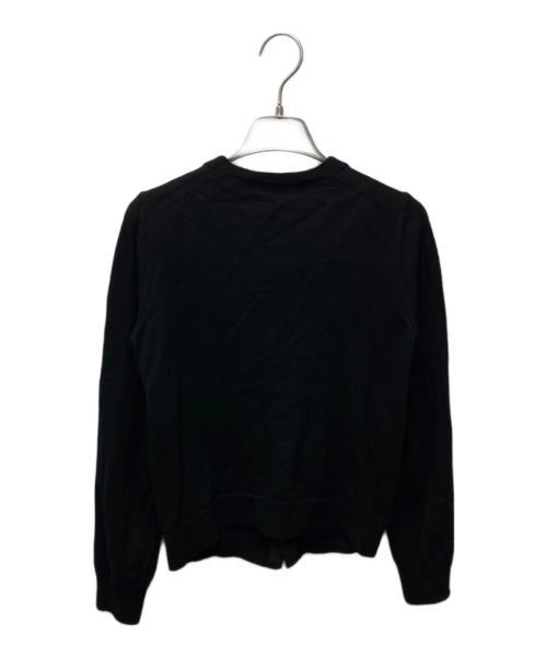 COMME des GARCONS COMME des GARCONS（コムデギャルソン コムデギャルソン）COMME des GARCONS COMME des GARCONS (コムデギャルソン コムデギャルソン) 2重ウールニットカーディガン ブラック サイズ:Sの古着・服飾アイテム