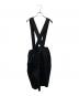 中古・古着 BLACK COMME des GARCONS (ブラックコムデギャルソン) クロスストラップサロペット ブラック サイズ:XS：22000円