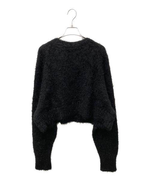 ROTATE（ロテート）ROTATE (ロテート) Yin Yang Soft Knit Sweater　「イン・ヤン・ソフト・ニット・セーター」 ブラック サイズ:４４の古着・服飾アイテム