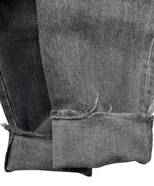 A.P.C.（アーペーセー）A.P.C. (アーペーセー) カットオフブラックデニムパンツ ブラック サイズ:W29の古着・服飾アイテム