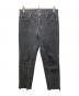 A.P.C.（アーペーセー）の古着「カットオフブラックデニムパンツ」｜ブラック