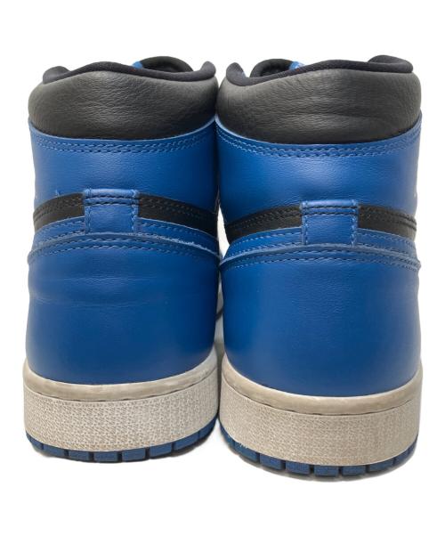 NIKE（ナイキ）NIKE (ナイキ) Air Jordan 1 Retro High OG/エアジョーダンワンハイカット スニーカー ブルー×ブラック サイズ:27.5cmの古着・服飾アイテム