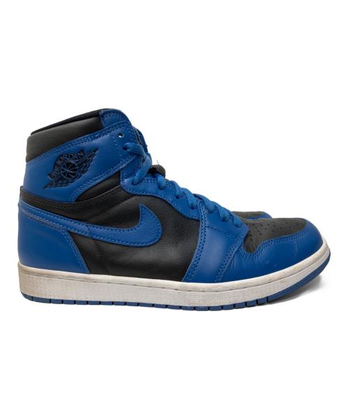 NIKE（ナイキ）NIKE (ナイキ) Air Jordan 1 Retro High OG/エアジョーダンワンハイカット スニーカー ブルー×ブラック サイズ:27.5cmの古着・服飾アイテム