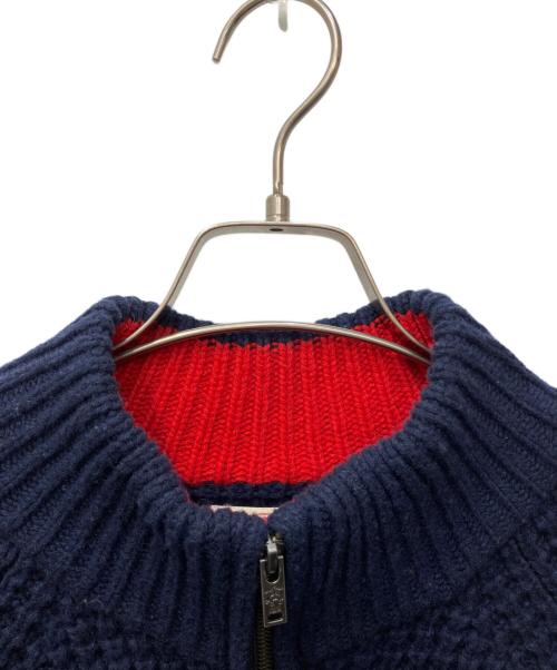 BROOKS BROTHERS Red Fleece（ブルックスブラザーズレッドフリース）Brooks Brothers Red Fleece (ブルックスブラザーズレッドフリース) ハーフジップニット ネイビー サイズ:Mの古着・服飾アイテム