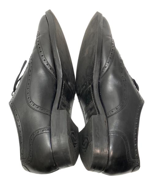 SHETLAND FOX（シェットランドフォックス）SHETLAND FOX (シェットランドフォックス) ウイングチップレザーシューズ ブラック サイズ:7.5の古着・服飾アイテム