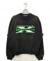 PROJECT G/R（プロジェクト ジーアール）の古着「X-Generation Washed Sweatshirt/エックスジェネレーションウォッシュドスウェットシャツ」｜ブラック