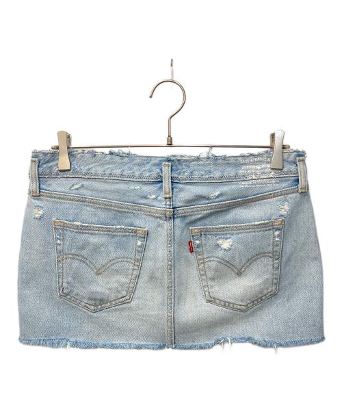 ERL（イーアールエル）ERL (イーアールエル) LEVI'S (リーバイス) WOMENS MINI SKIRT/ウーマンズミニスカート インディゴ サイズ:Ｗ28の古着・服飾アイテム