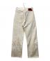 YANCHAO (ヤンチャオ) Tribal Pattern Rubber Printing Denim/トライバルパターンラバープリンティングデニムパンツ アイボリー サイズ:記載なし(実寸参照)：30000円