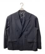 BREATHブレス）の古着「26SS OVERSIZE DOUBLE JACKET/オーバーサイズダブルジャケット」｜ネイビー