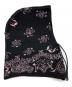 JUNNAKAYAMA (ジュンナカヤマ) PAISLEY KNIT HOOD BALACLAVA ブラック：14000円