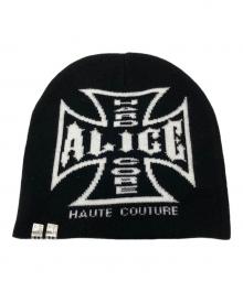 ALICE Hollywood×nubian（アリス ハリウッド×ヌビアン）の古着「ALICE CHOPPER BEANIE（アリスチョッパービーニー）」｜ブラック