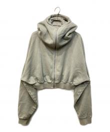 entire studios（エンタイアスタジオ）の古着「CROPPED FULL ZIP」｜ライトグレー