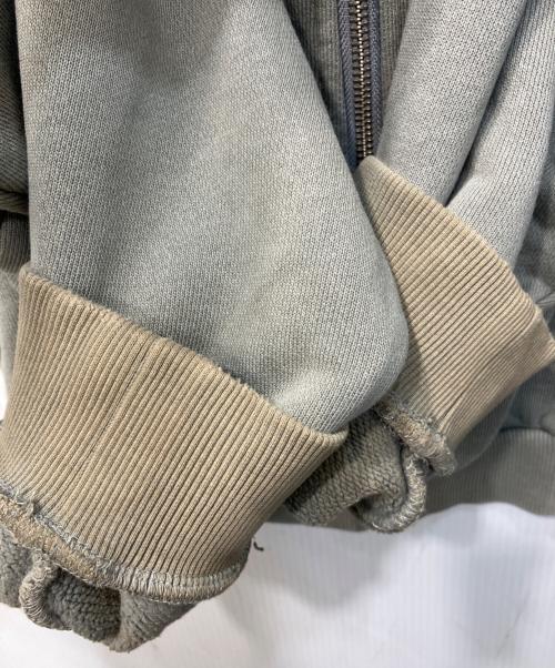 entire studios（エンタイアスタジオ）ENTIRE STUDIOS (エンタイアスタジオ) CROPPED FULL ZIP ライトグレー サイズ:Sの古着・服飾アイテム