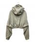 ENTIRE STUDIOS（エンタイアスタジオ）の古着「CROPPED FULL ZIP」｜ライトグレー