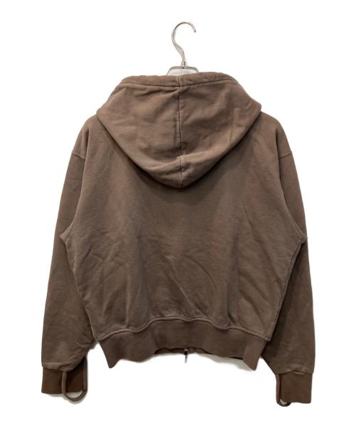 jacquemus（ジャックムス）JACQUEMUS (ジャックムス) Le Sweater Camargue Zippe/カマルグ ジップアップセーター ブラウン サイズ:XSの古着・服飾アイテム