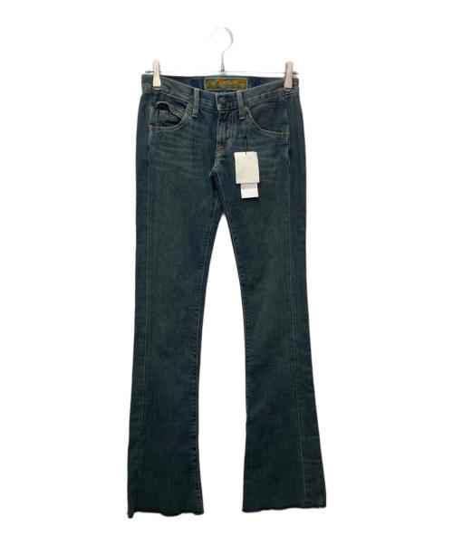 ARCH INDIGO（アーチインディゴ）ARCH INDIGO (アーチインディゴ) ローライズフレアデニムパンツ インディゴ サイズ:25の古着・服飾アイテム